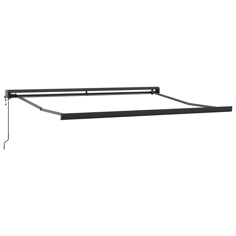 vidaXL Tenda Retrattile Automatica Gialla e Arancione 300x250 cm vidaXL Tenda Retrattile Automatica Gialla e Arancione 300x250 cm