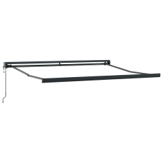 vidaXL Tenda Retrattile Automatica A Righe Rosse e Bianche 300x250 cm
