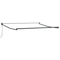 vidaXL Tenda Retrattile Manuale a Righe Multicolore 300x250 cm