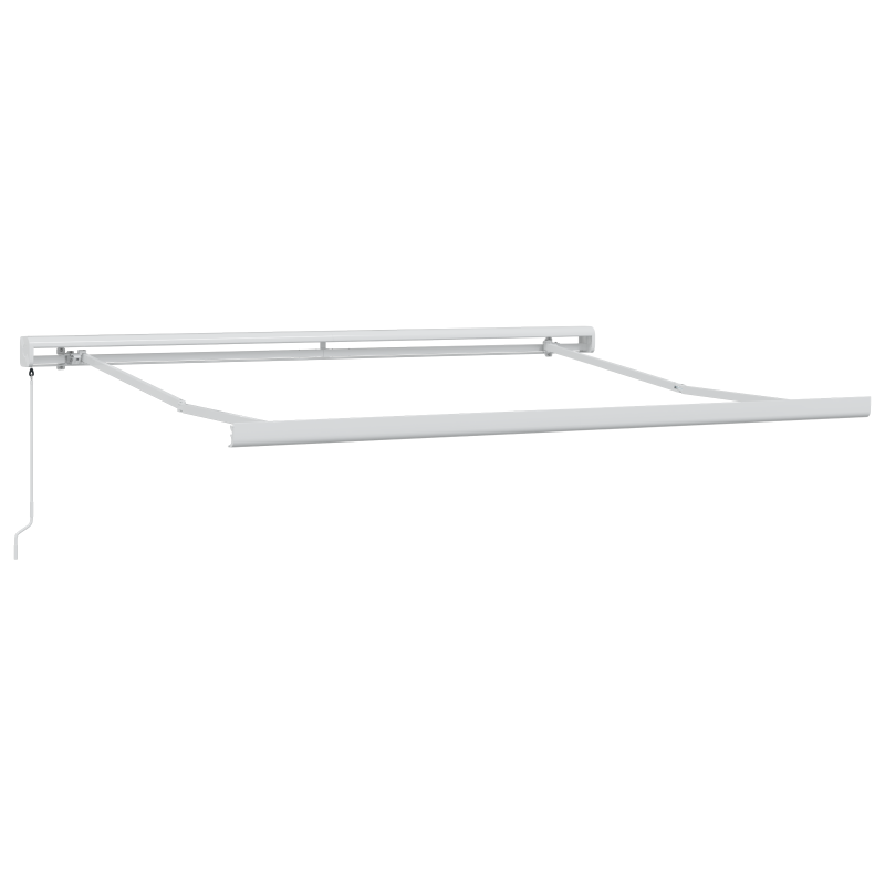 vidaXL Tenda Retrattile Manuale a Strisce Multicolore 300x250 cm