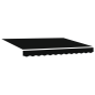 Tenda retrattile manuale vidaXL Nera 300x250 cm