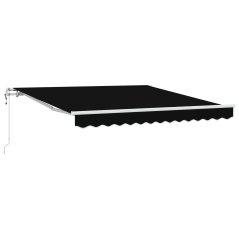 Tenda Retrattile Automatica vidaXL Nera 300x250 cm