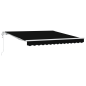 Tenda Retrattile Automatica vidaXL Nera 300x250 cm