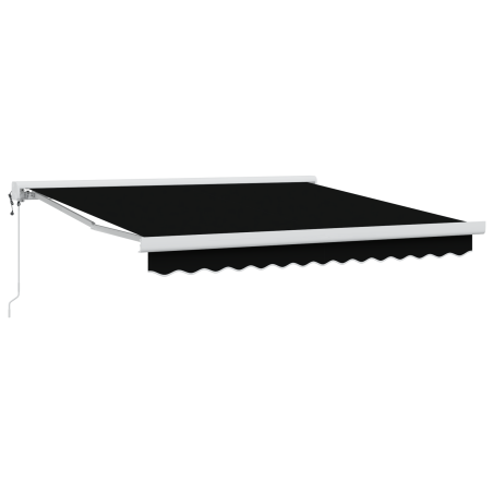 Tenda retrattile automatica nera 300x250 cm