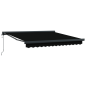 Tenda retrattile automatica nera 300x250 cm