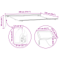 vidaXL Tenda Manuale Retrattile con LED Beige 300x250 cm vidaXL Tenda Manuale Retrattile con LED Beige 300x250 cm