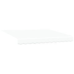 Tenda Retrattile Manuale vidaXL con LED Bianca 300x250 cm
