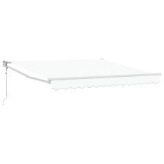 Tenda Retrattile Automatica vidaXL Bianca 300x250 cm