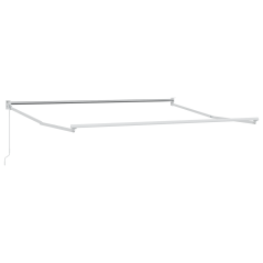 Tenda Retrattile Manuale vidaXL Grigio Chiaro 3m x 2.5m