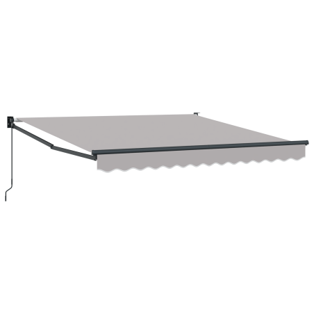 Tenda Retrattile Manuale Grigia 300x250 cm