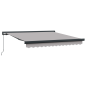vidaXL Tenda Retrattile Manuale Grigio Chiaro 300x250 cm