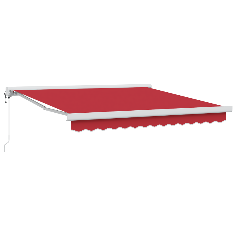 Tenda Retrattile Automatica Rossa 300x250 cm Tenda Retrattile Automatica Rossa 300x250 cm