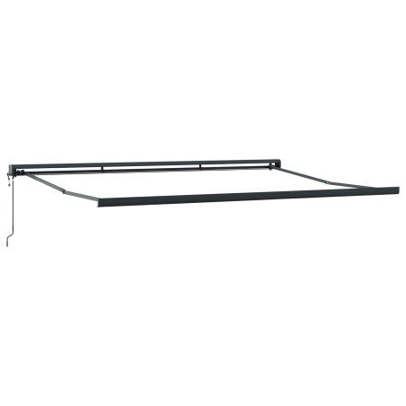 vidaXL Tenda retrattile automatica blu e bianca 350x250 cm