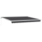 vidaXL Tenda Retrattile Manuale Arancione e Bianca, 350x250 cm vidaXL Tenda Retrattile Manuale Arancione e Bianca, 350x250 cm