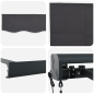 vidaXL Tenda Retrattile Automatica Arancione e Bianca 350x250 cm vidaXL Tenda Retrattile Automatica Arancione e Bianca 350x250 cm