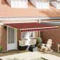vidaXL Tenda retrattile manuale Antracite 350x250 cm vidaXL Tenda retrattile manuale Antracite 350x250 cm