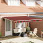 vidaXL Tenda retrattile manuale antracite 350x250 cm vidaXL Tenda retrattile manuale antracite 350x250 cm