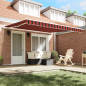 vidaXL Tenda retrattile manuale antracite 350x250 cm vidaXL Tenda retrattile manuale antracite 350x250 cm