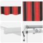 vidaXL Tenda retrattile manuale antracite 350x250 cm vidaXL Tenda retrattile manuale antracite 350x250 cm