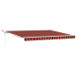 vidaXL Tenda Retrattile Automatica Antracite 350x250 cm vidaXL Tenda Retrattile Automatica Antracite 350x250 cm