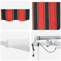 vidaXL Tenda Retrattile Automatica Antracite 350x250 cm vidaXL Tenda Retrattile Automatica Antracite 350x250 cm
