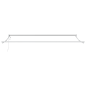 vidaXL Tenda Retrattile Manuale con LED Arancione e Marrone 350x250 cm