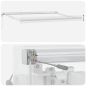 vidaXL Tenda da sole manuale retrattile , Arancione e Marrone, 350 x 250 cm vidaXL Tenda da sole manuale retrattile , Arancione e Marrone, 350 x 250 cm