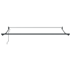 vidaXL Tenda Retrattile Automatica Arancione e Marrone 350x250 cm