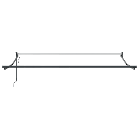 vidaXL Tenda Retrattile Automatica Arancione e Marrone 350x250 cm