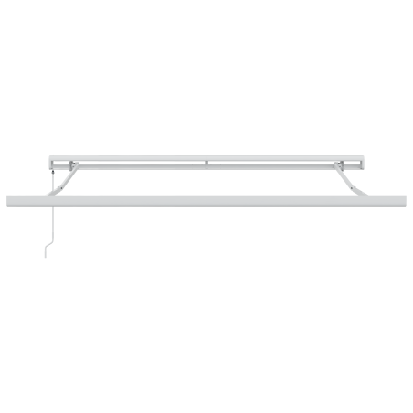 vidaXL Tenda Retrattile Manuale Gialla e Arancione 350x250 cm