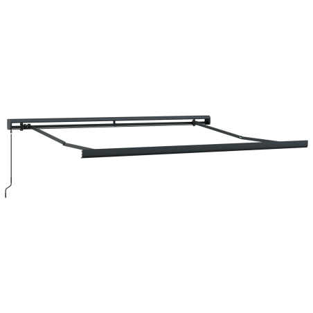vidaXL Tenda Retrattile Manuale - Gialla e Arancione 350x250 cm