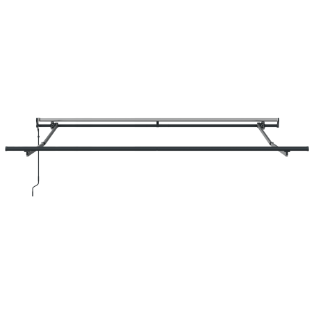 vidaXL Tenda Retrattile Automatica Rigata Rossa e Bianca 350x250 cm