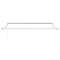 vidaXL Tenda Retrattile Manuale Rigate Rosse e Bianche 350x250 cm