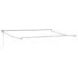 vidaXL Tenda retrattile automatica Striscia Rossa e Bianca 350x250 cm vidaXL Tenda retrattile automatica Striscia Rossa e Bianca 350x250 cm