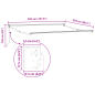 vidaXL Tenda Retrattile Manuale Strisce Rosse e Bianche 350x250 cm