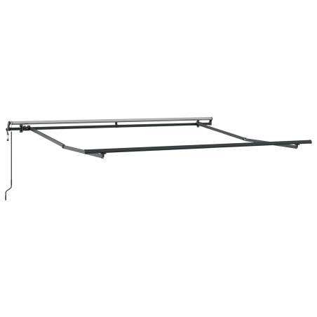 vidaXL Tenda Retrattile Automatica a Righe Multicolore 350x250 cm