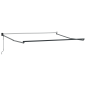 vidaXL Ombrellone Retrattile Multicolore Strisce 350x250 cm vidaXL Ombrellone Retrattile Multicolore Strisce 350x250 cm