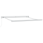 vidaXL Tenda Retrattile Manuale a Righe Multicolori 350x250 cm