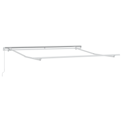 vidaXL Tenda Retrattile Manuale Rigata Multicolore 350x250 cm