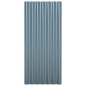 Pannelli Tetto 12pz Acciaio Verniciato a Polvere Grigio 80x36cm Pannelli Tetto 12pz Acciaio Verniciato a Polvere Grigio 80x36cm