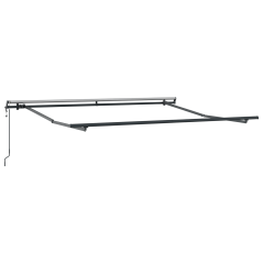 vidaXL Tenda Retrattile Automatica Striscia Multicolore 350x250 cm
