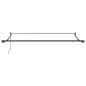 vidaXL Tenda retrattile manuale strisce gialle e grigie 350x250 cm