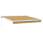 vidaXL Tenda retrattile manuale a strisce multicolore 350x250 cm vidaXL Tenda retrattile manuale a strisce multicolore 350x250 cm