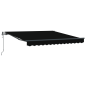 Tenda Retrattile Automatica vidaXL Nera 350x250 cm Tenda Retrattile Automatica vidaXL Nera 350x250 cm