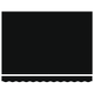 Tenda Retrattile Manuale Nera 350x250 cm vidaXL Tenda Retrattile Manuale Nera 350x250 cm vidaXL