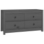 Armadietto Grigio 100x40x54 cm in Legno Massello di Pino Armadietto Grigio 100x40x54 cm in Legno Massello di Pino