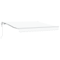 Tenda Retrattile Automatica vidaXL Bianca 350x250 cm Tenda Retrattile Automatica vidaXL Bianca 350x250 cm