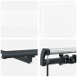 vidaXL Tenda retrattile manuale bianca 350x250 cm