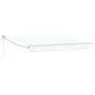 Tenda Retrattile Manuale vidaXL Bianca 350x250 cm Tenda Retrattile Manuale vidaXL Bianca 350x250 cm
