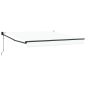 Tenda retrattile automatica vidaXL Bianca 350x250 cm Tenda retrattile automatica vidaXL Bianca 350x250 cm